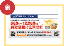チケットの裏
